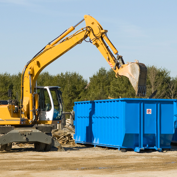 what are the rental fees for a residential dumpster in Leyden